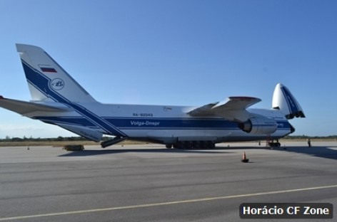 Você está visualizando atualmente Aeroporto de Cabo Frio recebe pela segunda vez o maior avião de carga do mundo