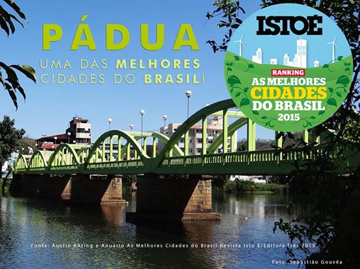 Você está visualizando atualmente Prefeito Josias Quintal recebe hoje em São Paulo prêmio que destaca Pádua como uma das melhores cidades do país.