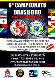 Leia mais sobre o artigo Cordeiro sedia Campeonato Brasileiro de Kikboxing e Muay Thai