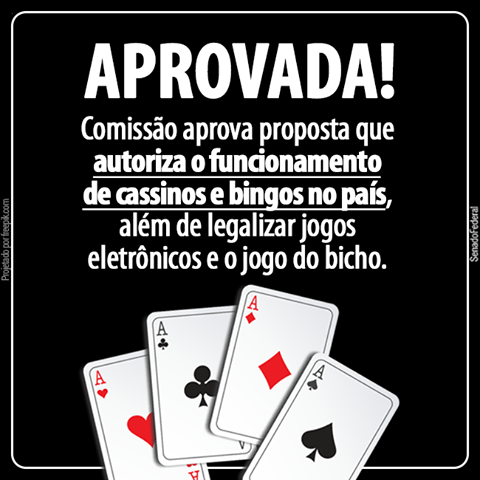 Você está visualizando atualmente Agenda Brasil: comissão aprova legalização de cassinos, bingos e jogo do bicho