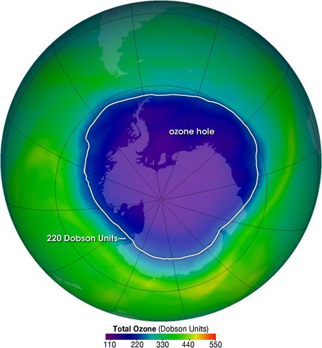 Você está visualizando atualmente Buraco na camada de ozônio está maior que a Antártida, alertam cientistas.